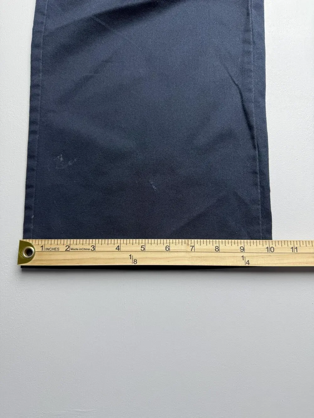 Dickies Cargo Pants Mens 40x30 Blue Denim Straight Relaxed Fit Workwear Utility